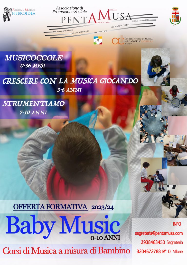 locandina baby music 2023